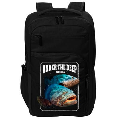 Under The Deep Blue Sea Fish Impact Tech Backpack