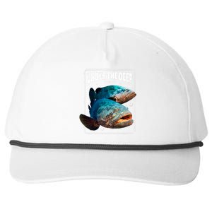 Under The Deep Blue Sea Fish Snapback Five-Panel Rope Hat