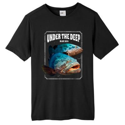 Under The Deep Blue Sea Fish Tall Fusion ChromaSoft Performance T-Shirt