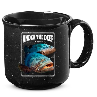 Under The Deep Blue Sea Fish 15oz Campfire Ceramic Mug