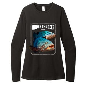 Under The Deep Blue Sea Fish Womens CVC Long Sleeve Shirt