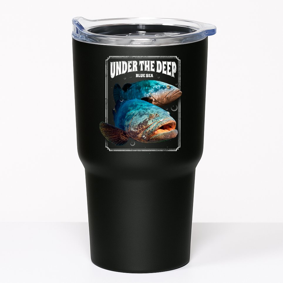 Under The Deep Blue Sea Fish Tumbler