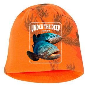 Under The Deep Blue Sea Fish Kati - Camo Knit Beanie