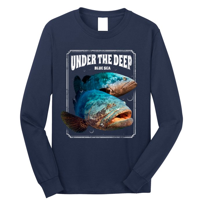 Under The Deep Blue Sea Fish Long Sleeve Shirt