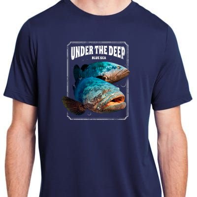 Under The Deep Blue Sea Fish Adult ChromaSoft Performance T-Shirt