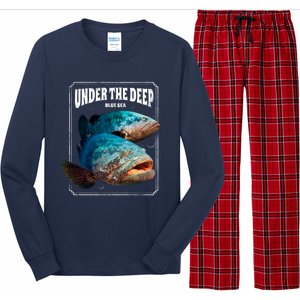 Under The Deep Blue Sea Fish Long Sleeve Pajama Set