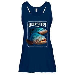 Under The Deep Blue Sea Fish Ladies Essential Flowy Tank