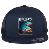 Under The Deep Blue Sea Fish Flat Bill Trucker Hat