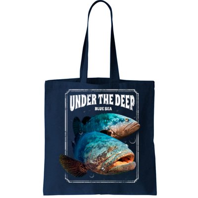 Under The Deep Blue Sea Fish Tote Bag