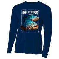 Under The Deep Blue Sea Fish Cooling Performance Long Sleeve Crew