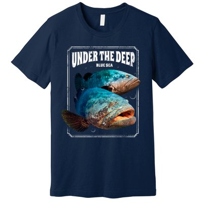 Under The Deep Blue Sea Fish Premium T-Shirt