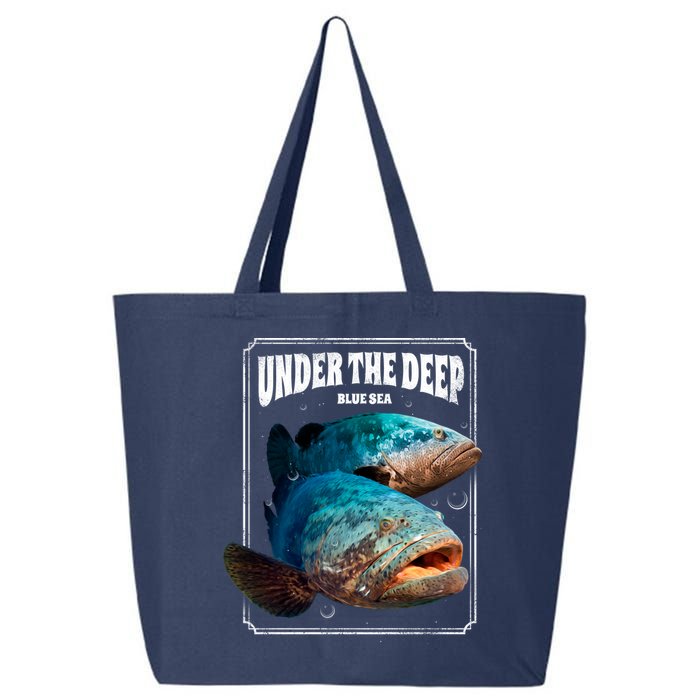 Under The Deep Blue Sea Fish 25L Jumbo Tote