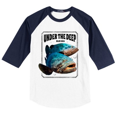 Under The Deep Blue Sea Fish Baseball Sleeve Shirt