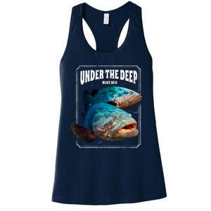 Under The Deep Blue Sea Fish Women's Racerback Tank