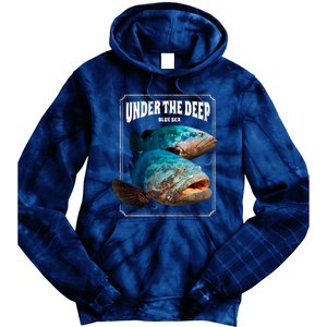 Under The Deep Blue Sea Fish Tie Dye Hoodie