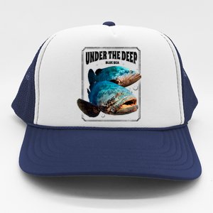 Under The Deep Blue Sea Fish Trucker Hat