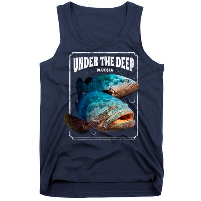 Under The Deep Blue Sea Fish Tank Top