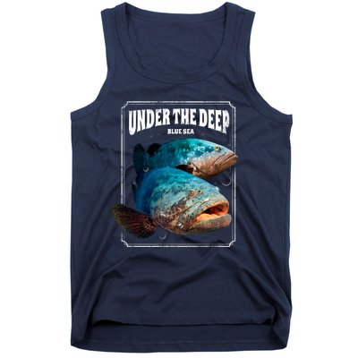 Under The Deep Blue Sea Fish Tank Top