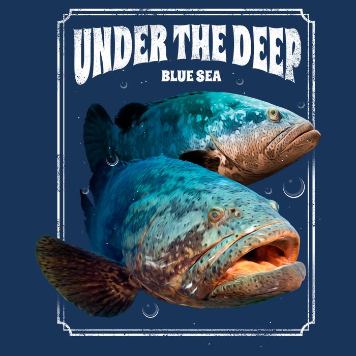Under The Deep Blue Sea Fish Kids T-Shirt