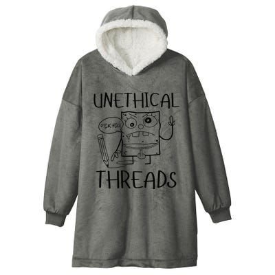 Unethical Threads Doodlebob Fuck You Hooded Wearable Blanket