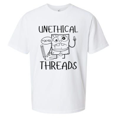 Unethical Threads Doodlebob Fuck You Sueded Cloud Jersey T-Shirt