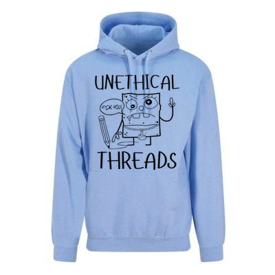 Unethical Threads Doodlebob Fuck You Unisex Surf Hoodie