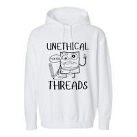 Unethical Threads Doodlebob Fuck You Garment-Dyed Fleece Hoodie