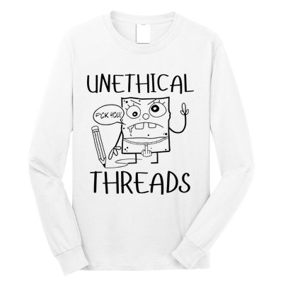 Unethical Threads Doodlebob Fuck You Long Sleeve Shirt