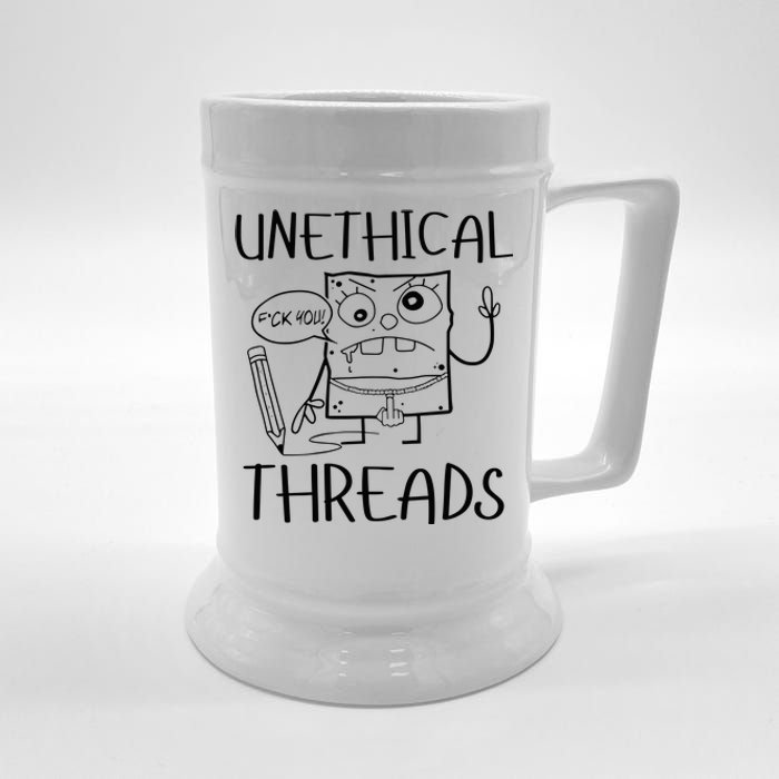 Unethical Threads Doodlebob Fuck You Beer Stein