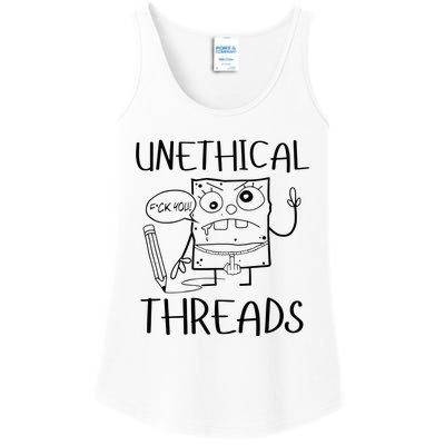 Unethical Threads Doodlebob Fuck You Ladies Essential Tank