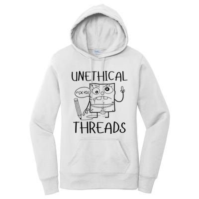 Unethical Threads Doodlebob Fuck You Women's Pullover Hoodie