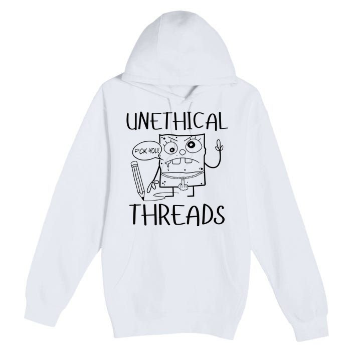 Unethical Threads Doodlebob Fuck You Premium Pullover Hoodie