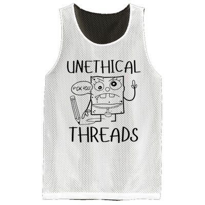 Unethical Threads Doodlebob Fuck You Mesh Reversible Basketball Jersey Tank