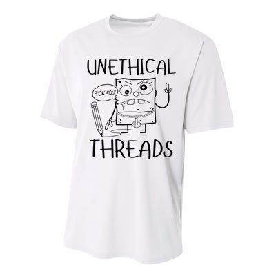 Unethical Threads Doodlebob Fuck You Performance Sprint T-Shirt