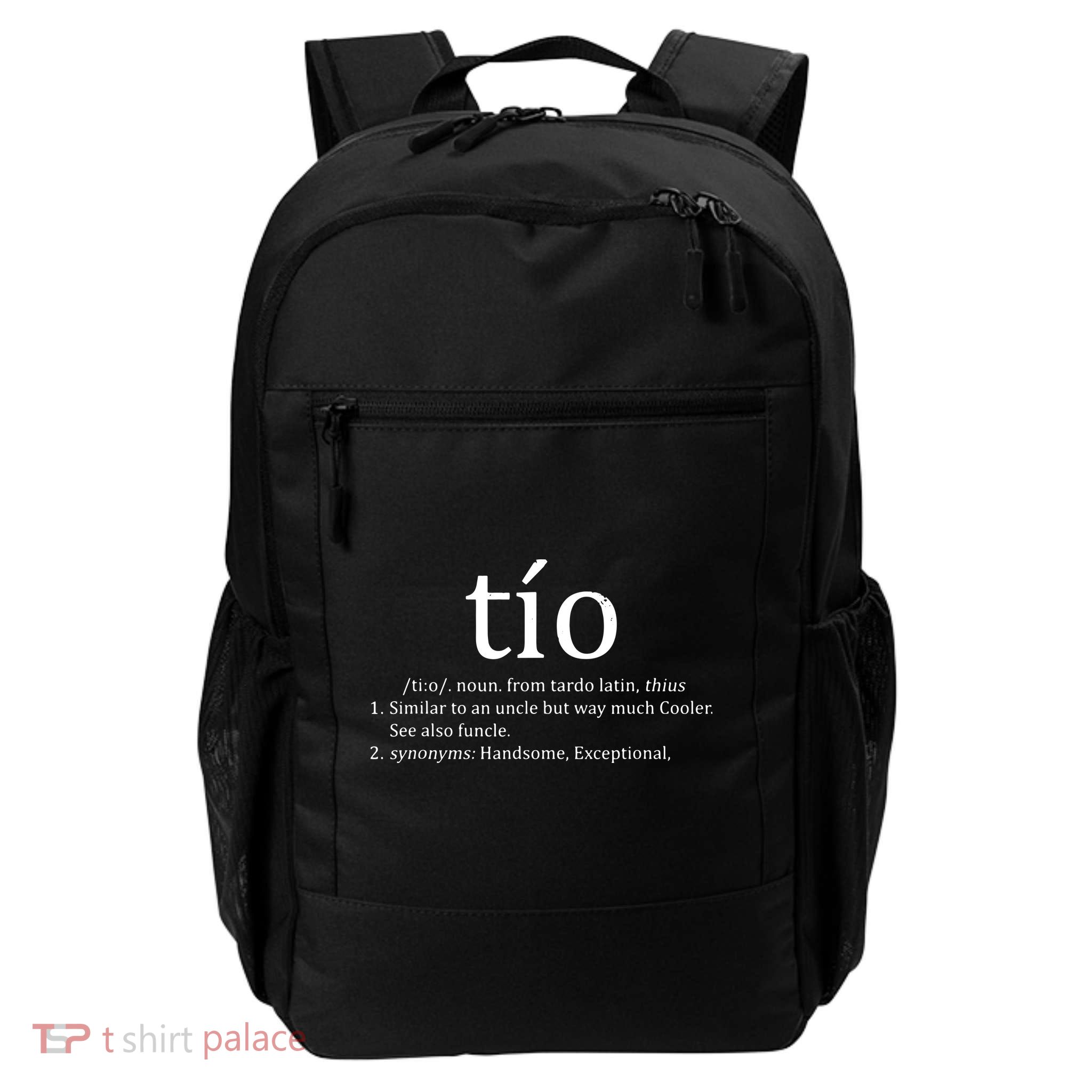Uncle Tio Definition Uncle For Funny Spanish Daily Commute Backpack