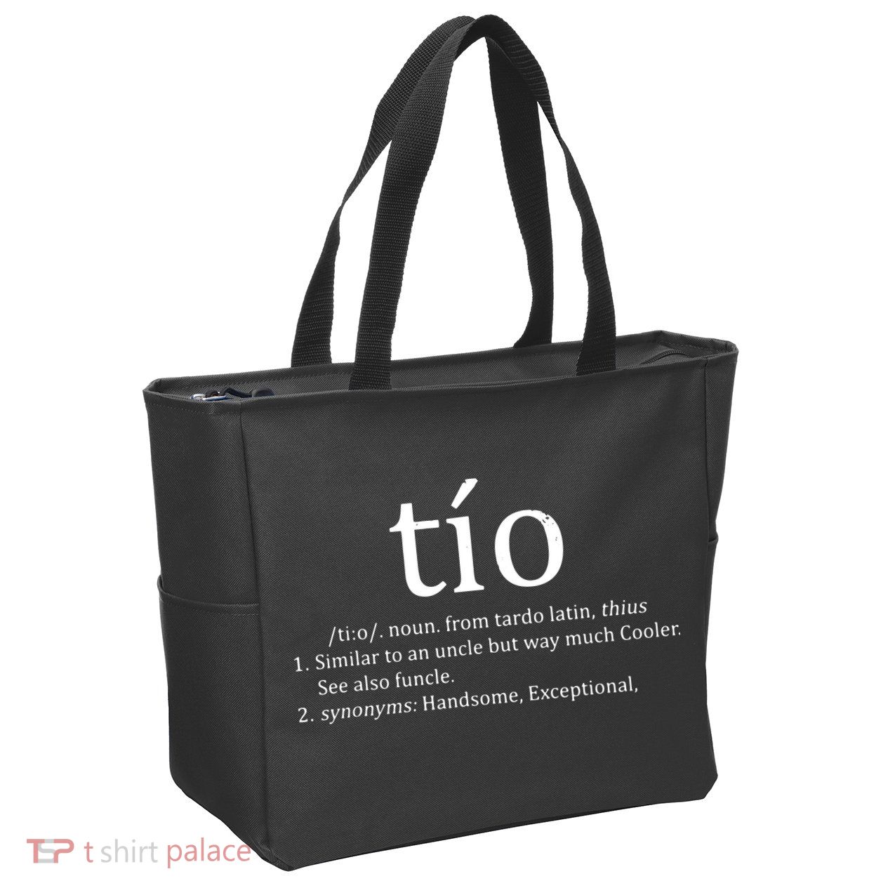 Uncle Tio Definition Uncle For Funny Spanish Zip Tote Bag