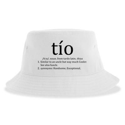 Uncle Tio Definition Uncle For Funny Spanish Sustainable Bucket Hat