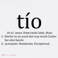 Uncle Tio Definition Uncle For Funny Spanish Sustainable Bucket Hat