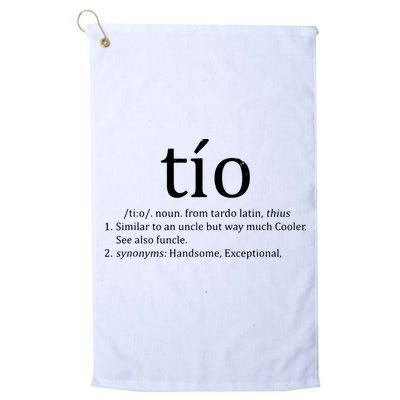 Uncle Tio Definition Uncle For Funny Spanish Golf Towel