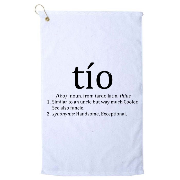 Uncle Tio Definition Uncle For Funny Spanish Golf Towel