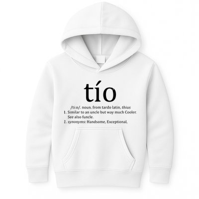 Uncle Tio Definition Uncle For Funny Spanish Kids Hoodie