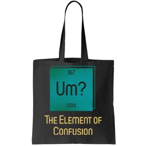 Uh The Element Of Confusion Tote Bag