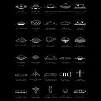 Ufo Types Flying Saucer Model Alien Space Gift Performance Shirt