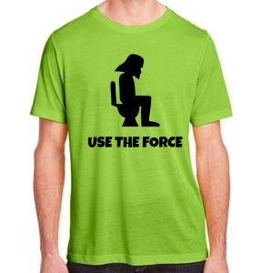 Use The Force Funny Pooping Adult ChromaSoft Performance T-Shirt