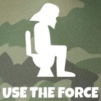 Use The Force Funny Pooping Legacy Tie Dye Trucker Hat
