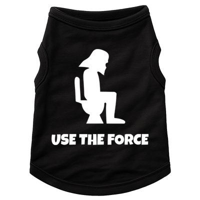 Use The Force Funny Pooping Doggie Tank