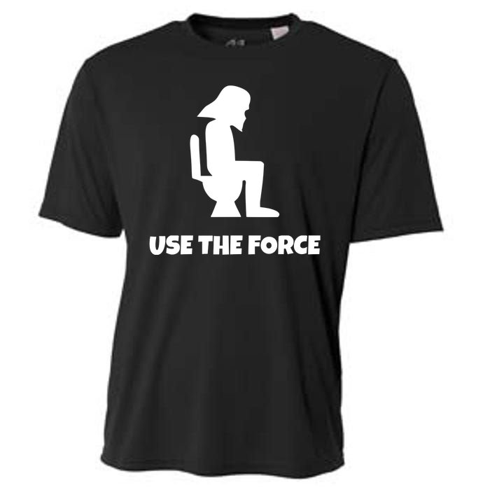 Use The Force Funny Pooping Cooling Performance Crew T-Shirt