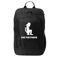 Use The Force Funny Pooping City Backpack