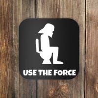 Use The Force Funny Pooping Coaster