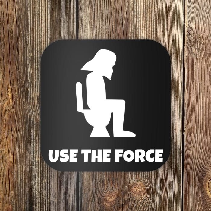 Use The Force Funny Pooping Coaster